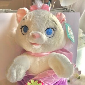 DISNEY Babies Marie Aristocats Plush with Blanket